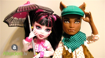 Куклы „Fashion Girl”, „Dark Queen” или комплект из двух кукол из коллекции „Monster High” – мечта каждой девочки! Сейчас со скидкой 55%! Доставка по всей Латвии!