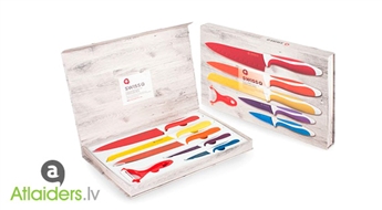 Kvalitatīvais un praktiskais nažu komplekts „Swiss Q knives”, tagad tikai par 11,99 Ls!