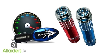 Выгодное предложение для автоводителей! Устройство “Fuel Shark” для снижения расхода топлива или ионный очиститель воздуха «Jasper»  - всего за 4,89 лата!