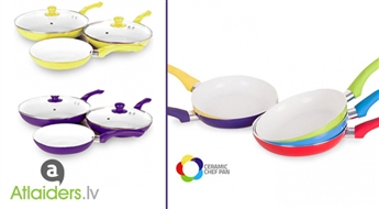 Комплект сковородок Ceramic Chef Pan только за 18.99 Ls!