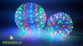 Большие LED световые шары для праздничного настроения только за 7.98 – 9.86  Ls!