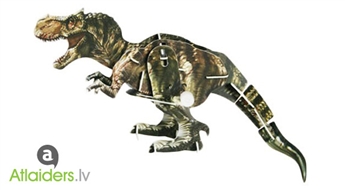 Izklaidējoša un izglītojoša nodarbe gan bērniem, gan pieaugušajiem! 3D puzle „Dinozaurs” – tagad tikai par 2.5 Ls!
