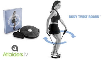 Вращающийся диск-тренажёр Body Twist Board для тренировки мышц рук, груди, живота, ягодиц и ног!