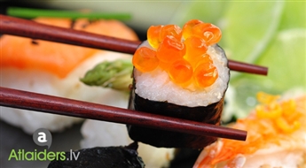 Suši ballīte! „SUSHISET” piedāvā: Liels un gards suši komplekts (32 gabaliņi) ar 50% atlaidi!