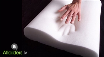Guliet zīdaiņa miegā un pamostieties no rītiem modri! „Comfort Memory Pillow” memory putu spilvens tagad tikai par 12.99 EUR!