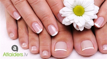 Lieliska dāvana 14. februārim vai 8. martam: Tējas pedikīrs + SPA elementi un Gelish pārklājums!