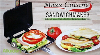 Удобный тостер "Maxx Cuisine" для приготовления бутербродов или жарки яиц - готовит прямо на поверхности плиты! Сейчас всего за 5,50 EUR!