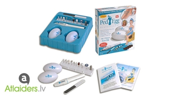 Салон красоты у Вас дома! Маникюрно-педикюрный набор PED EGG – только сейчас со скидкой 72%!