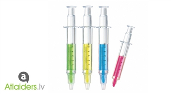 Lieliska dāvana topošajam ārstam! Tumsā spīdošs flomasteris – šļirce tikai par 1.99 EUR!