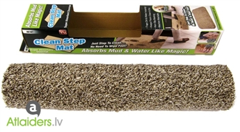 Mīksts kāju paklājiņš „Clean Step Mat”, kas lieliski absorbē mitrumu un netīrumus!