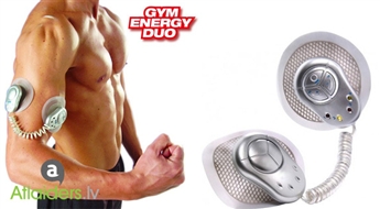 Esiet formā! Elektriskais trenažieris – stimulātors „Gym Energy DUO” tagad tikai par 11.99 EUR!