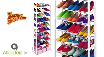 Ietilpīgs, izturīgs un ērts metāla plaukts apaviem “Amazing Shoe Rack” - tagad tikai par 12,59 EUR!