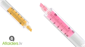 Lieliska dāvana topošajam ārstam! Tumsā spīdošs flomasteris – šļirce tikai par 1.79 EUR!