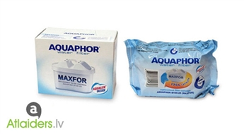 Ūdens kvalitātei ir nozīme! Universāls ūdenskrūzes filtrs Aquaphor MAXFOR – tikai par 3,56 EUR!