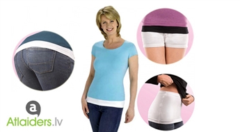 Maskējošā vidukļa josta “Trendy Top” (komplektā balta un melna josta) – tagad tikai par 2,99 EUR!