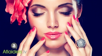 Perfekts manikīrs! Nagu pārklājums ar Gelish + manikīrs salonā ”MANICURE STUDIO” ar 50% atlaidi!