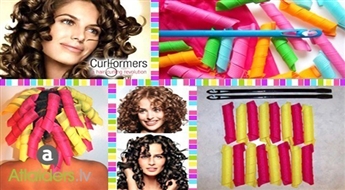 Профессиональные, длинные спиральные бигуди “Curl formers” (2 вида)! Сделайте сами себе красивую прическу на выпускной!
