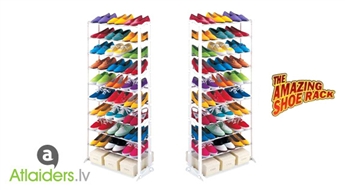 Ietilpīgs, izturīgs un ērts metāla plaukts apaviem “Amazing Shoe Rack” - tagad tikai par 12,59 EUR!