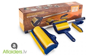 Комплекты особых роликов с липкой силиконовой поверхностью „Sticky Clean Rollers” или "Sticky Buddy"! Для устранения шерсти, крошек, пыли со всех поверхностей и одежды!