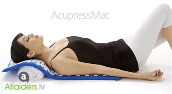 Jogas akupresūras un masāžas paklājiņš AcupressMat labai veselībai, izcilai pašsajūtai un mundrumam – tagad tikai par 14,99 EUR!
