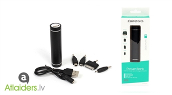 Универсальная USB зарядка OMEGA Power Bank 2600 mAh для дигитальных устройств - всего за 11,99 EUR!