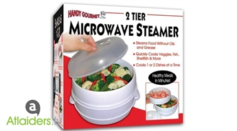 Ērts ēdiena pagatavošanai domāts tvaika katls, kuru izmanto mikroviļņu krāsnī - tagad tikai par 5.84 EUR!