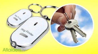 Nevarat atrast atslēgas? Problēma ir atrisināta! Atslēgu atradējs Key Finder Keyring tagad tikai par 3,50 EUR!