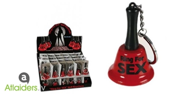 Озорной подарок! Звоночек – брелочек "Ring for SEX" сейчас всего за 2,55 EUR!