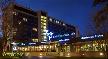 Незабываемые выходные в гостинице Jūrmala SPA + завтрак + ужин + посещение Wellnes Oasis...