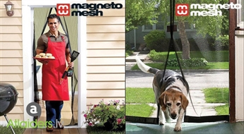 Полезное предложение! Магнитные занавеска на дверь против насекомых“Magneto Mesh” всего за 7,99 EUR!