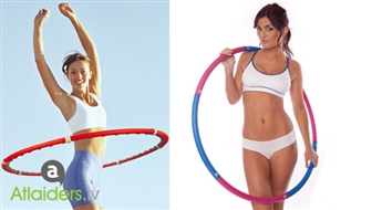 Быстрый способ обрести талию! Тренировочный обруч HULA HOOP!
