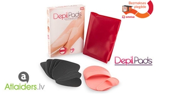 Depilācijas komplekts "Depil pads" nesāpīgai matiņu likvidēšanai