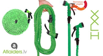 XXL HOSE elastīga dārza šļūtene (7,5 m) ar 7 dažādiem laistīšanas režīmiem - 9,99 EUR!