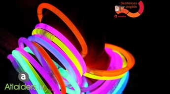 Starojošas neona nūjiņas-aproces „Glow Bracelets” (3 gab.) – tas ir jautri, koši un apbrīnojami! Sajūsmini draugus un izcelies pūlī! Tagad tikai par 1,49 EUR!