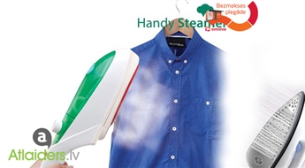 Вертикальный паровой утюг „Handy Steamer” для глажки всех видов тканей!