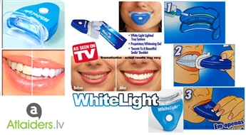 Белоснежная улыбка! Набор для отбеливания зубов “White Light” - всего за 5.99 EUR!