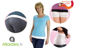 Maskējošā vidukļa josta “Trendy Top” (komplektā balta un melna josta) – tagad tikai par 2,99 EUR!