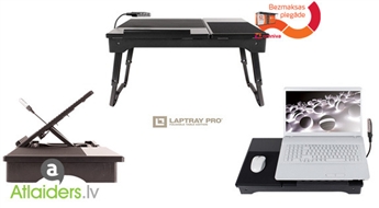 Saliekams un pārvietojams klēpjdatoru galdiņš Laptray pro – vēl viens solis ceļā uz komfortu!