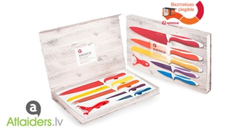 Kvalitatīvais un praktiskais nažu komplekts „Swiss Q knives”, tagad tikai par 14.99 EUR!