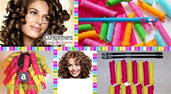 Skaistas lokas! Profesionāli, elastīgi spirālveida matu ruļļi „Curl formers” (divi veidi)! Piegāde 1 EUR!