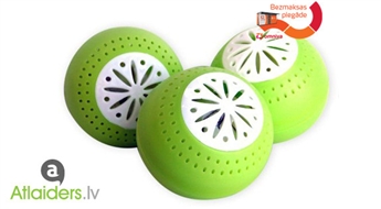Сохраняйте продукты свежими больше! Поглатитель запахов Fridge Balls (3 шт.)!