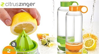 Доза витаминов – в холодное время года! Уникальная бутылка-соковыжималка CitrusZinger выбранного вами цвета для приготовления свежего лимонада!