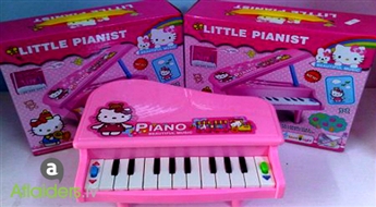 Игрушки с музыкой, LED-огнями и пианино Hello Kitty