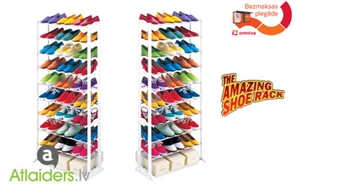 Ietilpīgs un ērts metāla plaukts apaviem “Amazing Shoe Rack” - tagad tikai par 12,59 EUR!