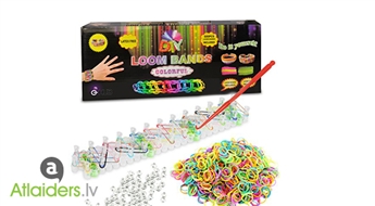 Комплект "Loom Bands" для создания стильных резиновых браслетов!