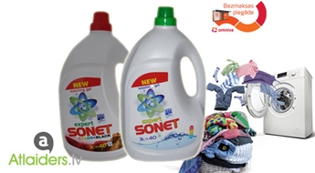 Концентрированные гели для стирки (3 литра) "SONET Expert"!