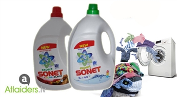Концентрированный гель для стирки (3 литра) "SONET Expert"!
