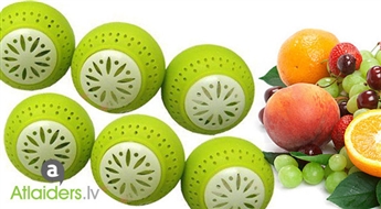 Сохраняйте продукты свежими больше! Поглатитель запахов Fridge Balls (3 шт.)!