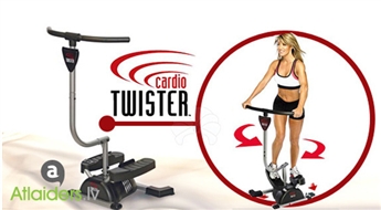 Efektīvs un kompakts mājas stepperis Cardio Twister visu muskuļu trenēšanai!