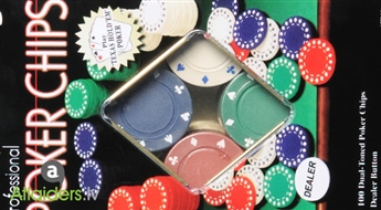 Замечательный подарок другу! 100 профессиональных фишек для покера!